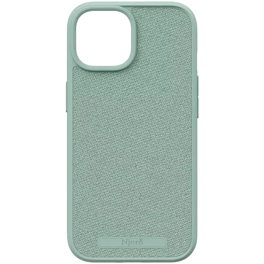 Image Чехол Njord Fabric MagSafe iPhone 15 Plus Turquoise