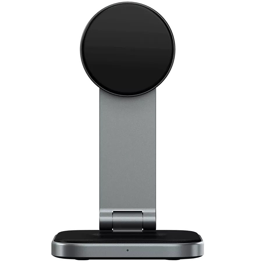 Image Беспроводная зарядка Satechi Qi2 2in1 Space Gray