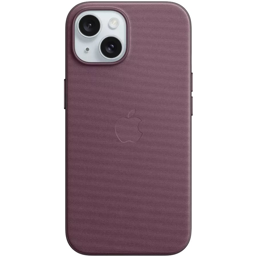 Image Husă Original iPhone 15 FineWoven Case with MagSafe Mulberry