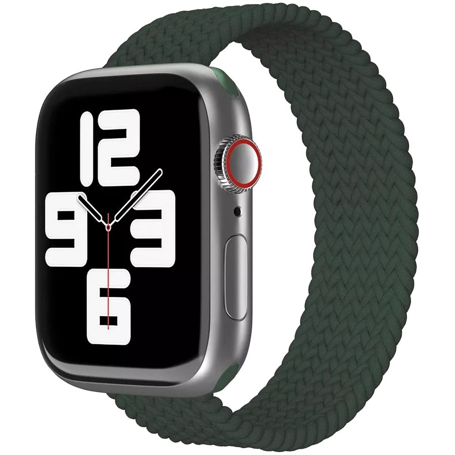 Image Ремешок Vlp Woven Apple Watch 42/44/45 L/XL Dark Green