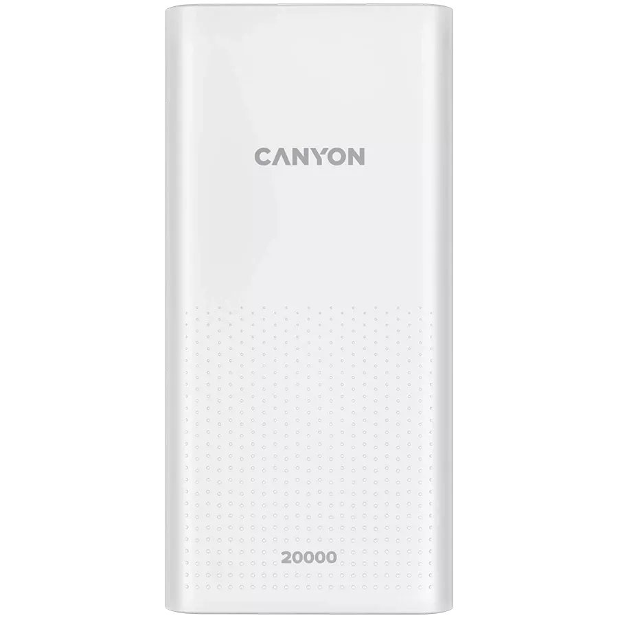 Image Внешний аккумулятор CANYON PB-2001 20000 mAh White