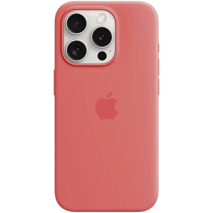 Image Чехол Apple iPhone 15 Pro Silicone MagSafe Guava