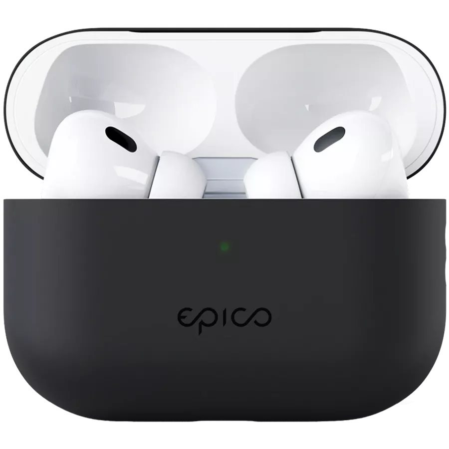 Image Husă pentru căști Epico Silicone Cover Airpods Pro 2 Black