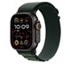 Image Ремешок Apple Original 49mm Dark Green Alpine Loop Medium Black Titanium Finish