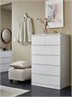 Image Комод Ikea Malm 6 80x123 White
