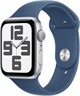 Image Умные часы Apple Watch SE (2024) GPS+LTE 44 MXGP3 Silver Aluminium Denim Sport Band S/M