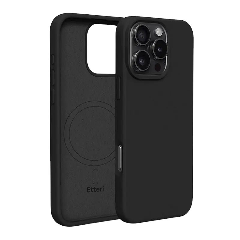 Image Чехол Etteri Apple iPhone 16 Pro Max Silicone Black