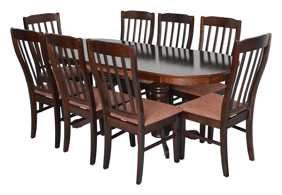 Image Комплект для кухни Evelin HV-31N Chocolate + 8 стульев Wenyi Chocolate/F-789 Brown