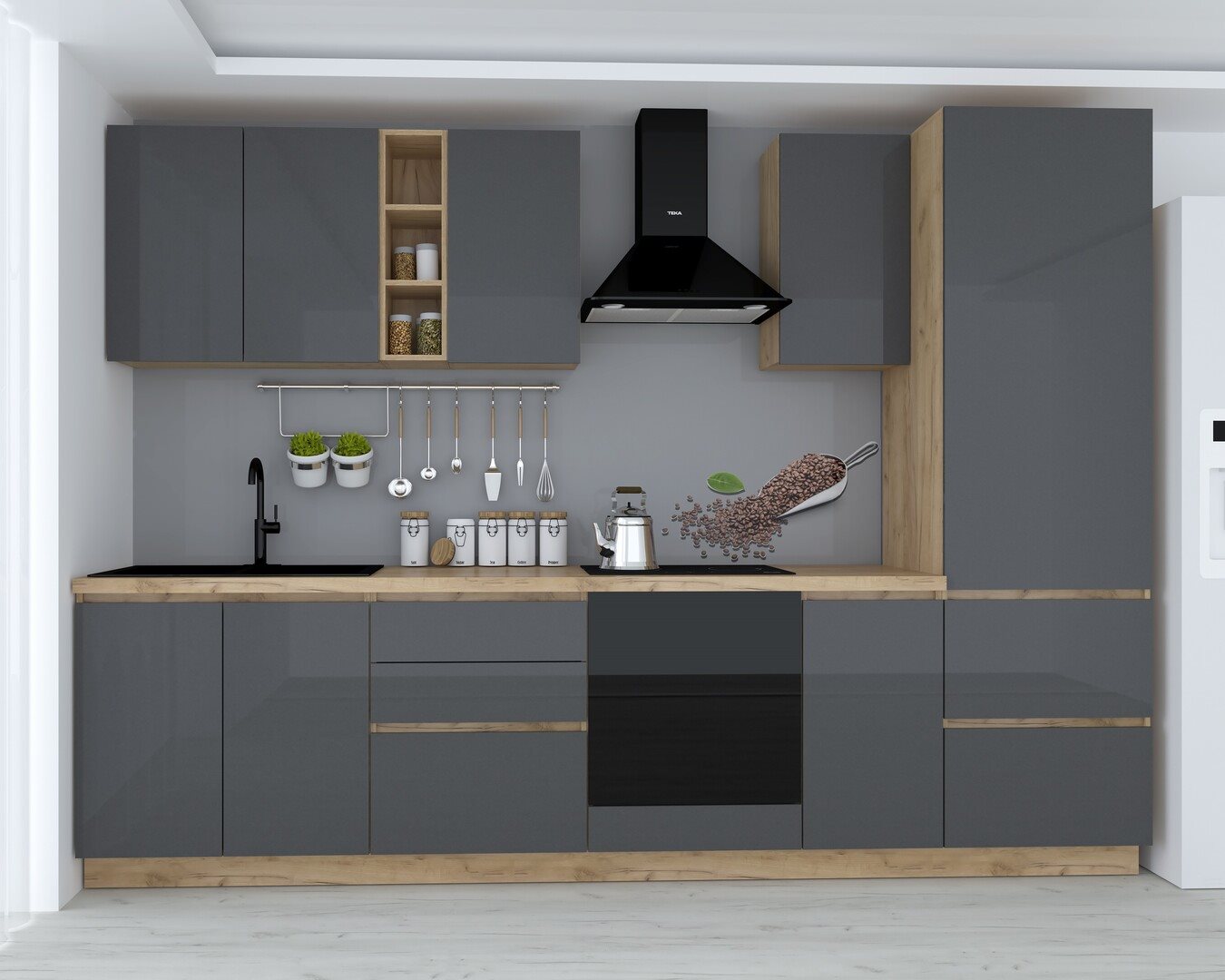 Image Кухня Marcel Prod Chelsea Craft Oak Golden/Anthracite