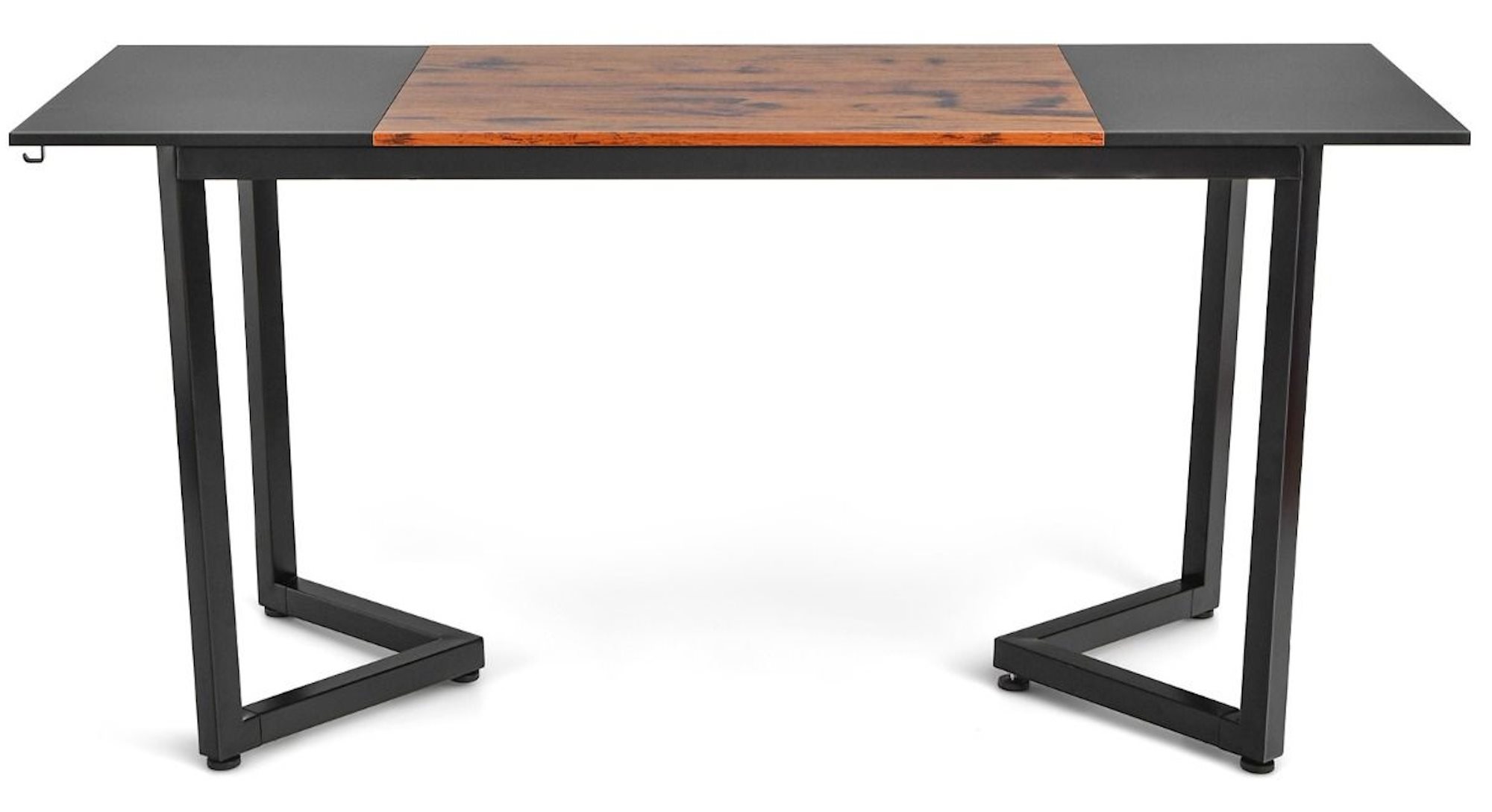 Image Стол компьютерный Costway HW67467BK Black/Rustic Brown