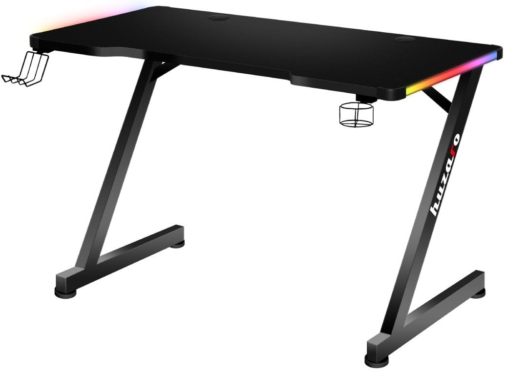 Image Masa pentru calculator Huzaro Hero 2.5 RGB LED Black