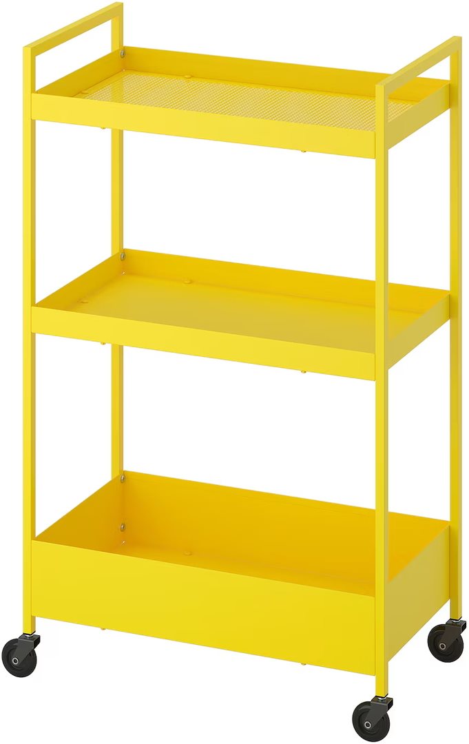 Image Стеллаж Ikea Nissafors 50.5x30x83 Yellow