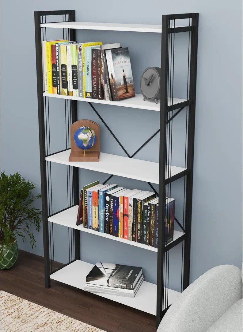 Image Стеллаж Prestige 5 Layer 180x88x34 White/Black