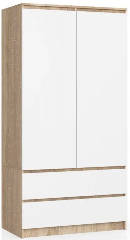 Image Шкаф Akord S90 2D2SZ Sonoma Oak/White