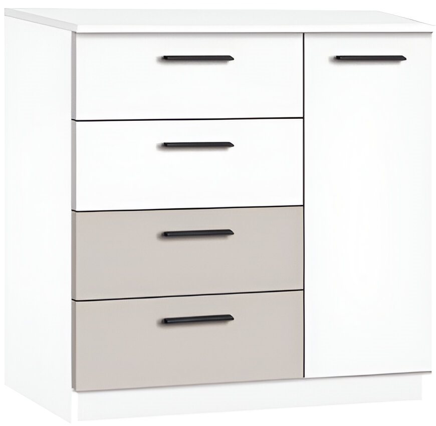 Image Tumba Modern Andi 4+1S White/Cashmere