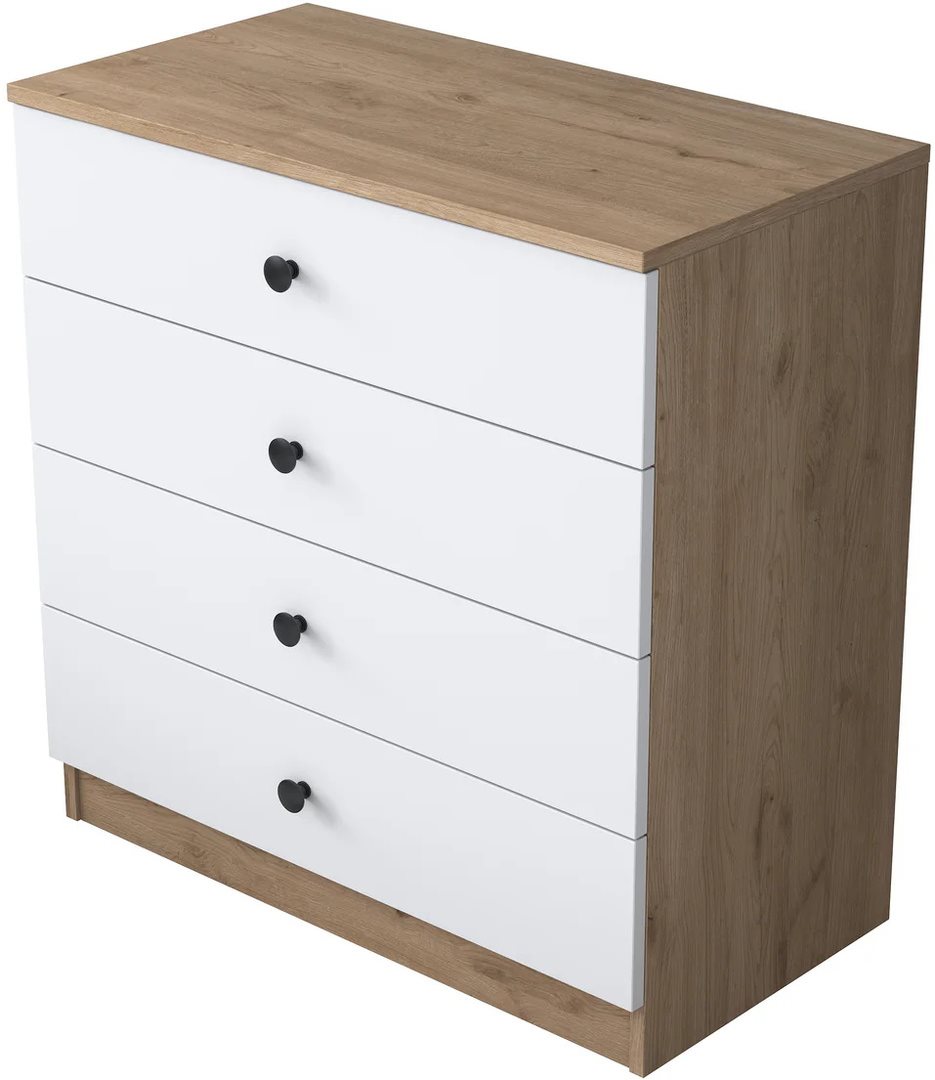 Image Комод Mirage Meble BE104 Walnut/White