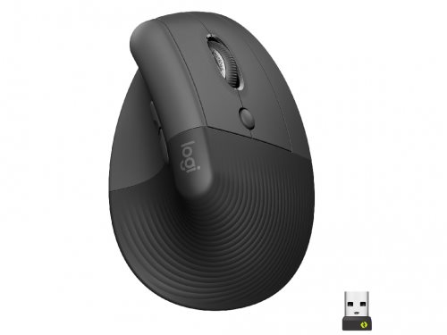 Image Компьютерная мышь Logitech Lift Vertical Ergonomic Graphite