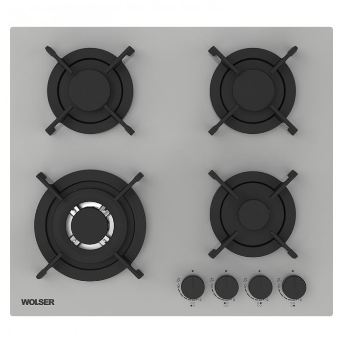 Image Варочная газовая панель Wolser WL-BRD 6405 Gray