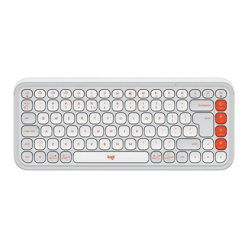 Image Клавиатура Logitech Pop Icon EN White/Orange