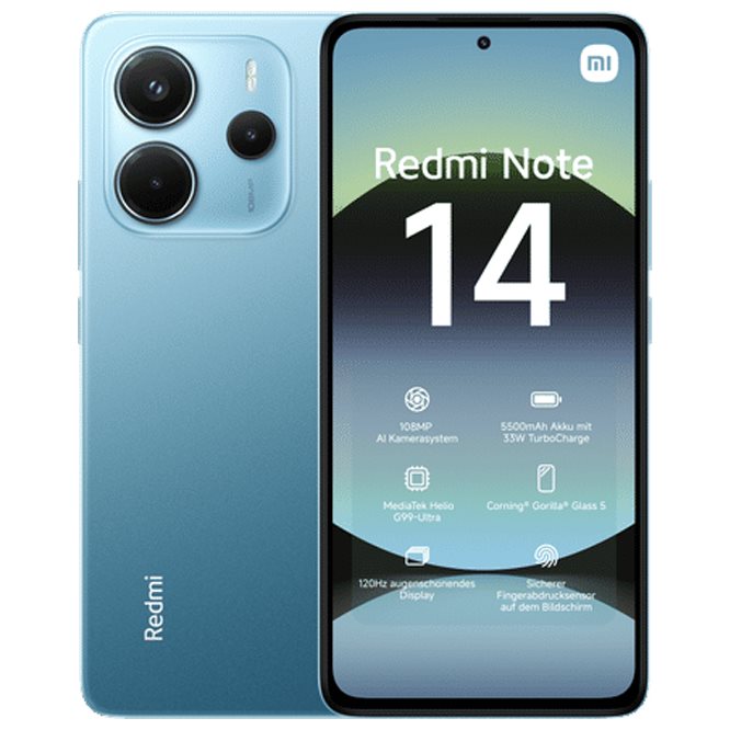 Image Мобильный телефон Xiaomi Redmi Note 14 6/128GB Blue