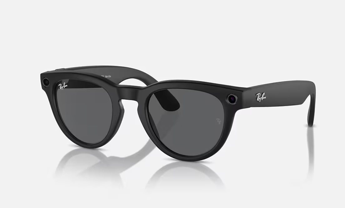 Image Ochelari inteligenți Ray-Ban Meta Headliner Matte Black, Charcoal Black RW4009 150-M