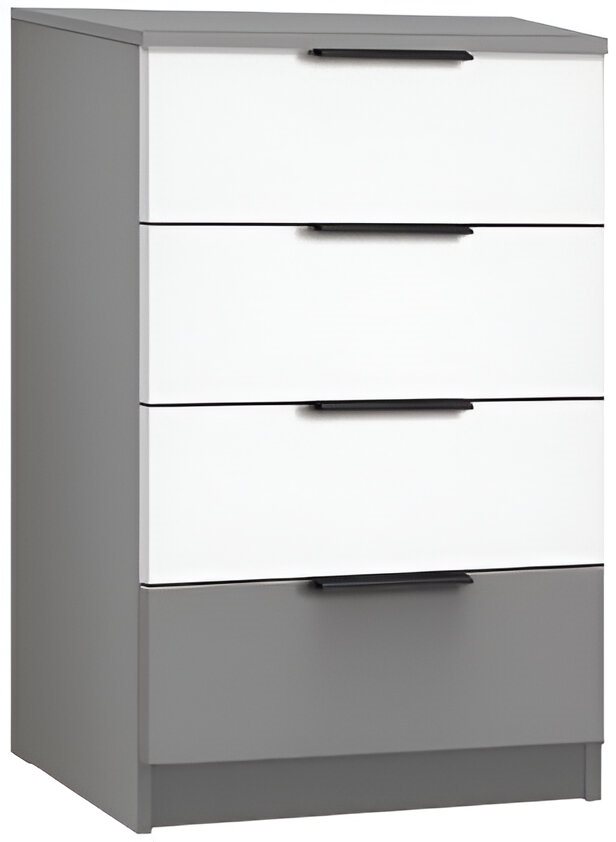 Image Comoda Modern Komfort 4S Slate Gray/White