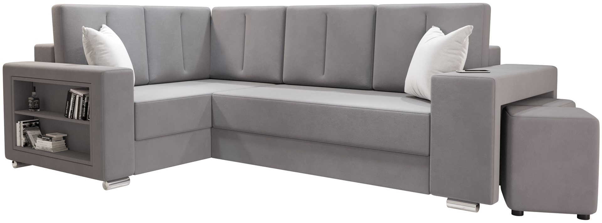 Image Canapea coltar Space Meble Lopez Left Itaka 50 Gray Light