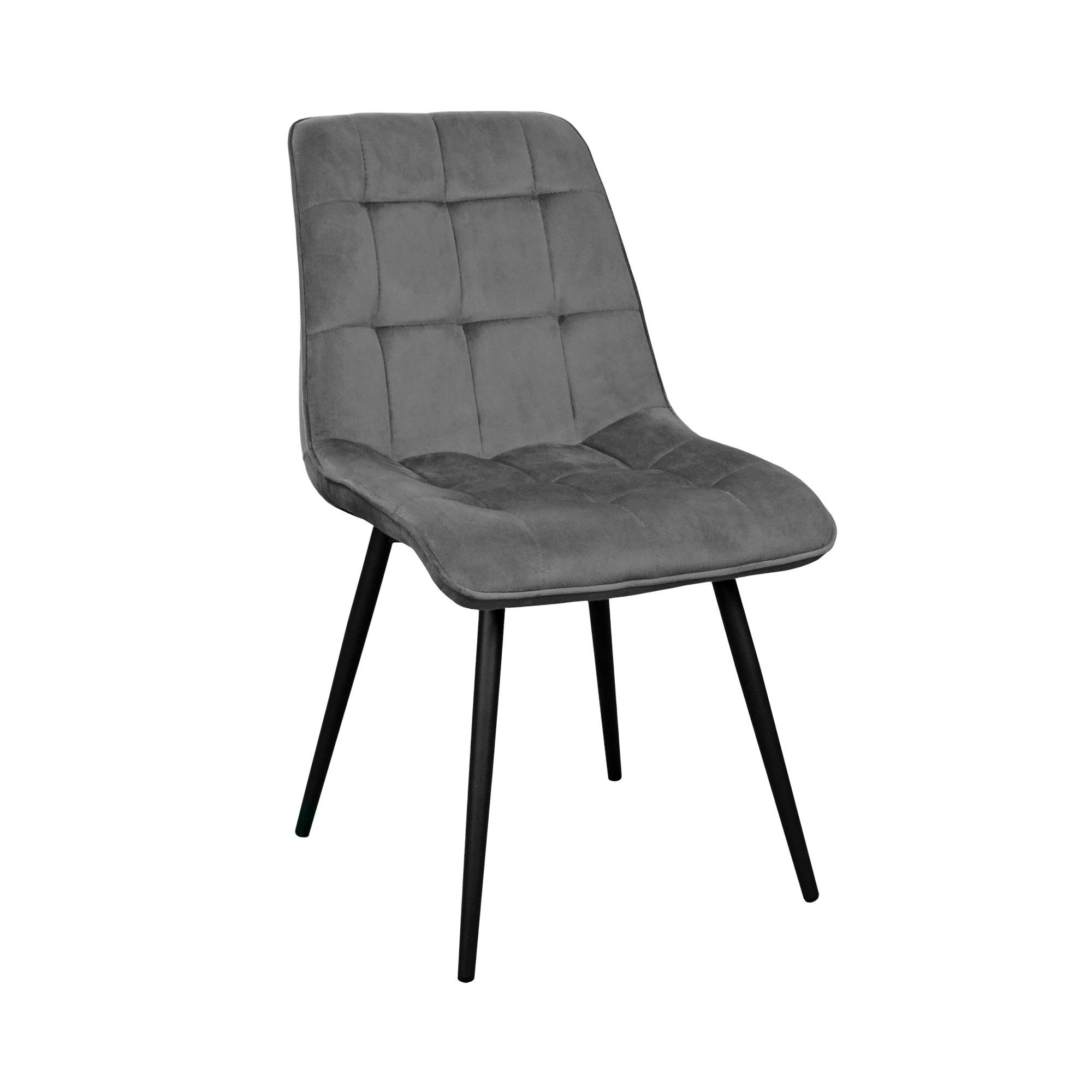 Image Scaun Capella Catifea Light Grey HLR14+Black-Legs