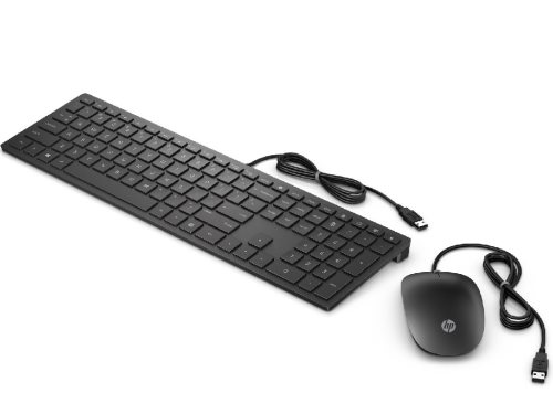 Image Комплект HP Pavilion Wired USB Keyboard and Mouse 400 Series (En/Rus)