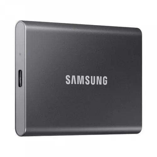 Image Hard disk extern Samsung Portable SSD T7, 1 TB, Grey (MU-PC1T0T/WW)