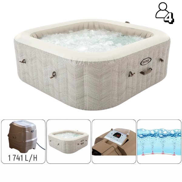 Image Piscina gonflabila jacuzzi INTEX 173х71см