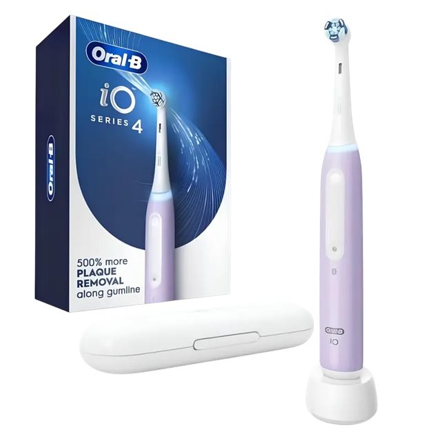 Image Электрическая зубная щетка Braun Oral-B iO 4, Лаванда