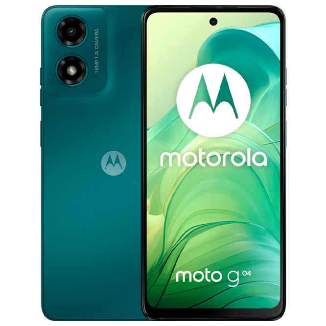 Image Мобильный телефон Motorola Moto G04 4/64Gb Sea Green