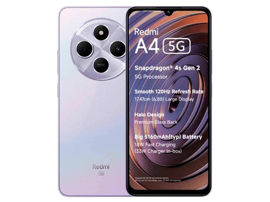 Image Мобильный телефон Xiaomi Redmi A4 4/128Gb Sparkle Purple
