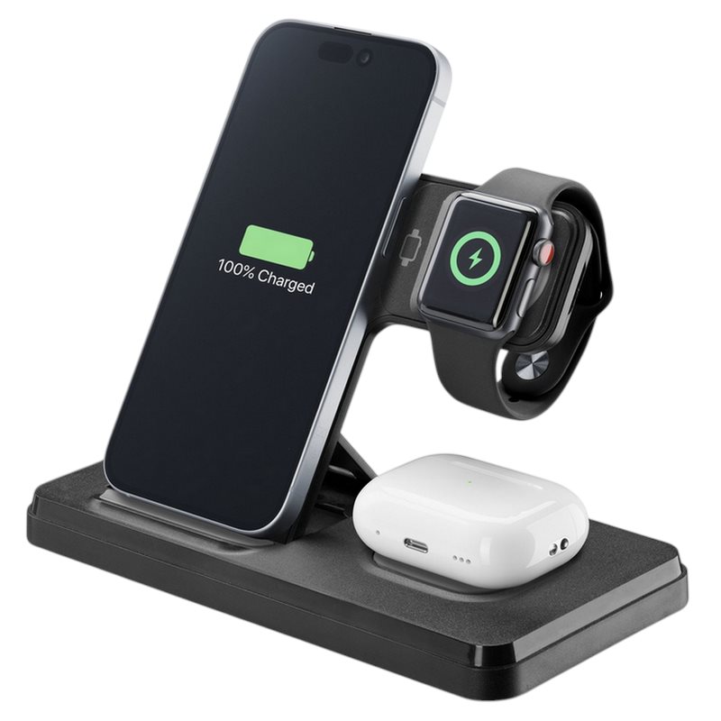 Image Încărcător wireless Cellularline Triple Station 3 in 1