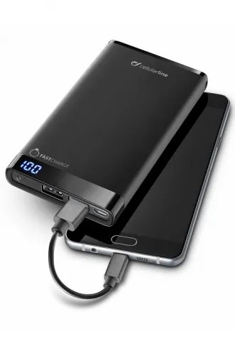 Image Power Bank Cellularline 8000mAh USB C, slim, Black