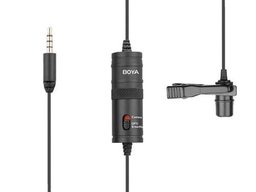 Image Микрофон Boya Wired Lavalier BY-M1 3.5 Jack, Black