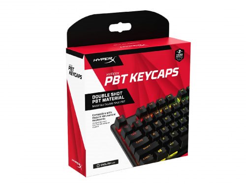 Image Butoane HyperX PBT Keycaps Full Key Set Black- RU