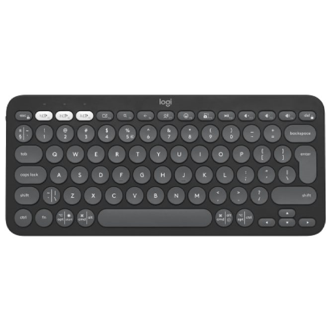 Image Tastatură Logitech Pebble Keys 2 K380S Tonal Graphite - US