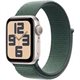 Image Ceas inteligent Apple Watch SE (2024) GPS 40mm MXEH3 Starlight Aluminium Lake Green Sport Loop