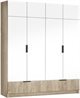 Image Dulap Modern Komfort 180 Craft Oak Gray/White