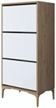 Image Тумба для обуви Mirage Meble EB108 Walnut/White
