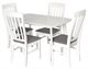 Image Set de bucatarie Evelin Cooper White + 4 scaune Wenyl White/NV-10WP Grey