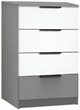 Image Comoda Modern Komfort 4S Slate Gray/White