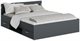 Image Кровать Tempo Kondela Michigan 160x200 Graphite