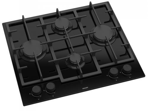 Image Варочная газовая поверхность Wolser WL-F 6409 BLCK GL FFD Romb