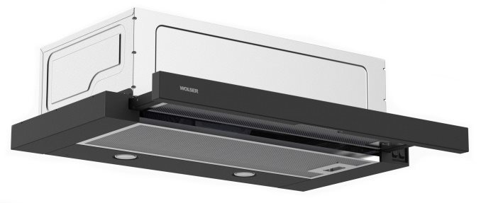Image Вытяжка  Wolser WL-F 60 SLIM BLACK incorporabila