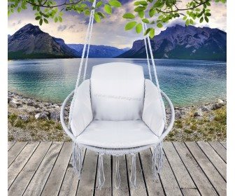 Image Кресло подвесное Carruzzo HK1P (Light Gray)