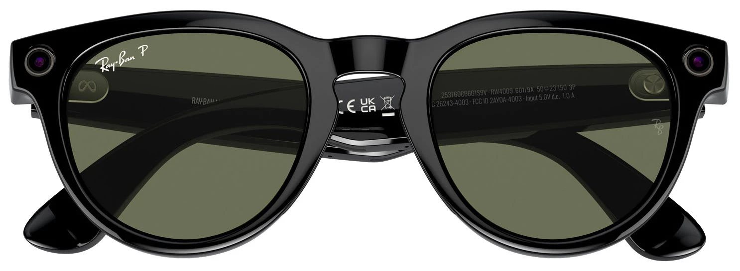 Image Ochelari inteligenți Meta Headliner Standard - Shiny Black , Polar G-15 Green RW4009 150-M