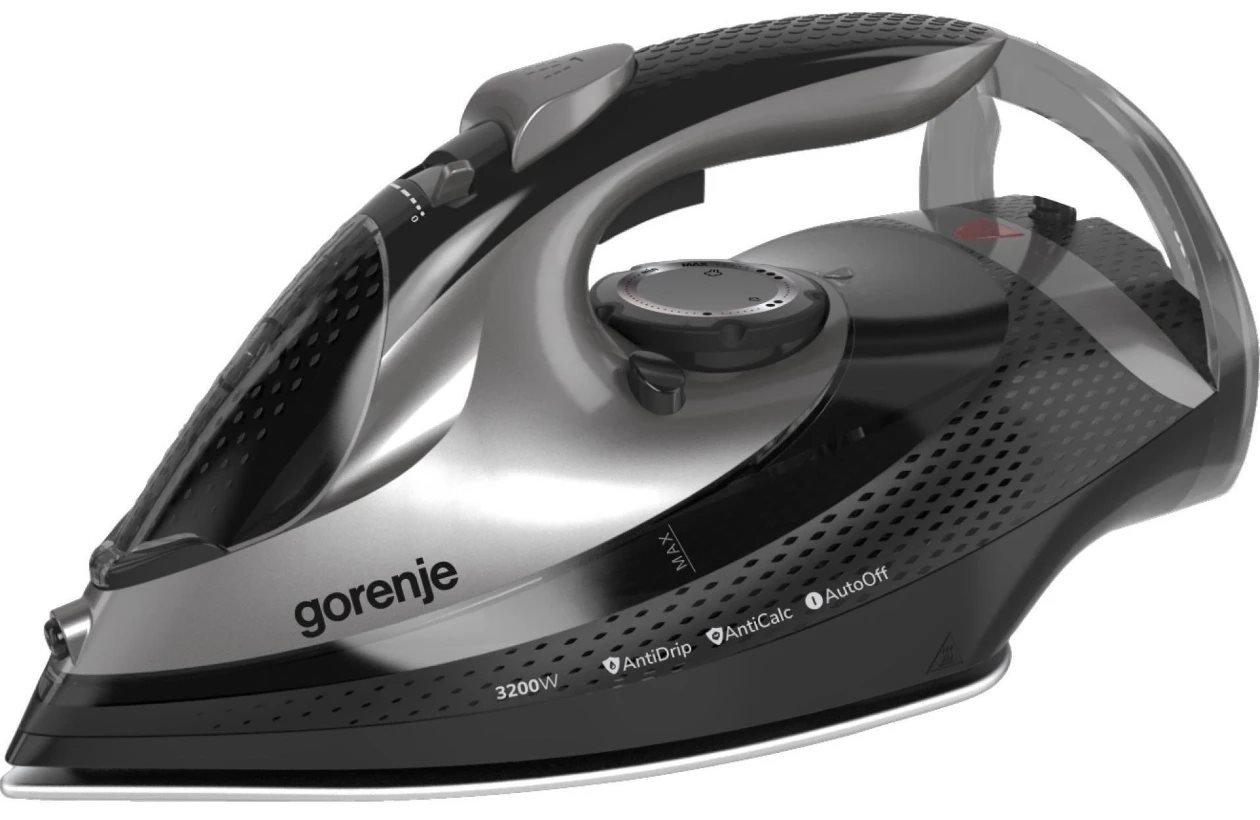 Image Утюг Gorenje SIH3200BKS, 3250Вт, Чёрный | Серый